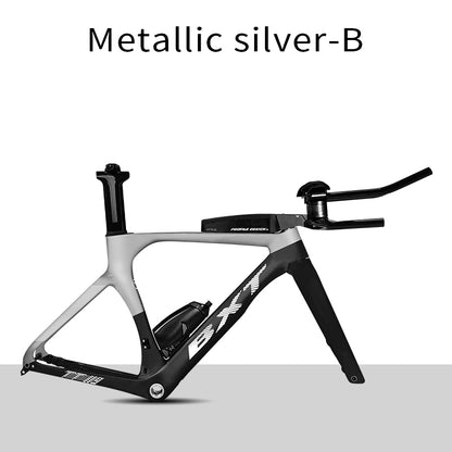 BXT carbon tt frameset TT bike frame Time Trial, Road Bicycle,  High Quality Disc Brake , TT Handlebar Storage Case , Racing Cycling Aero Triathlon