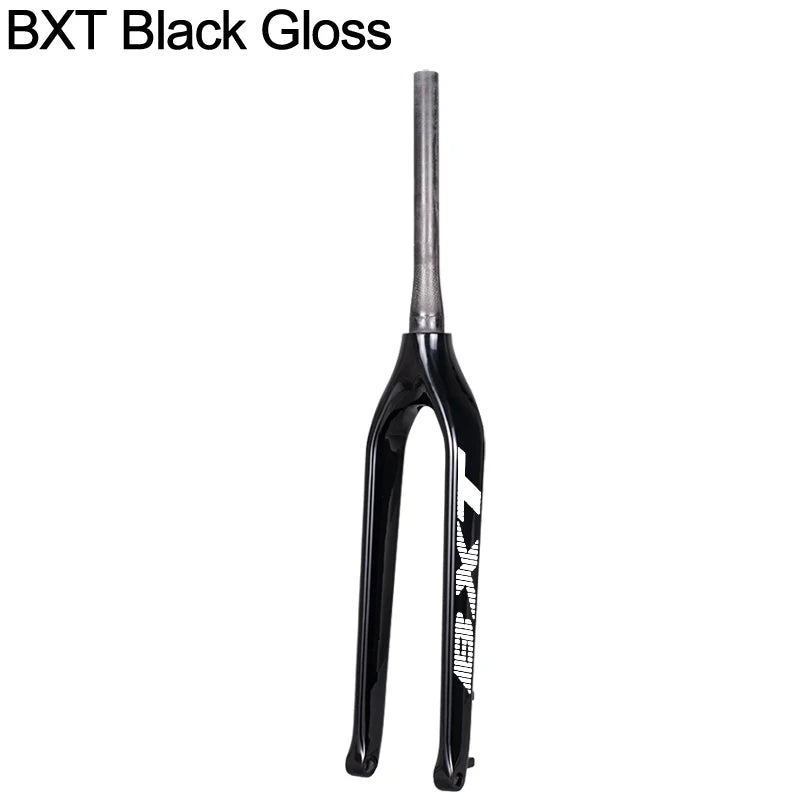 BXT Mountain Bike Fork, 29er Carbon MTB Rigid Tapered Fork, Ultralight Thru Axle, Bicycle Fork, Full Carbon, 29 ", 15mm, New