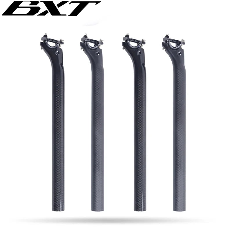 New BXT full carbon bicycle seatpost MTB road mountain bike carbon seat post seat tube 27.2/31.6*350/400 mm bicycle parts