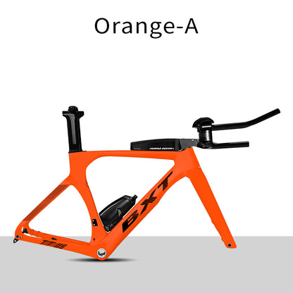 BXT Full Carbon TT Bike Frame Set, Time Trial, Road Bicycle, Disc Brake, Handlebar, Thru Axle, Racing Cycling