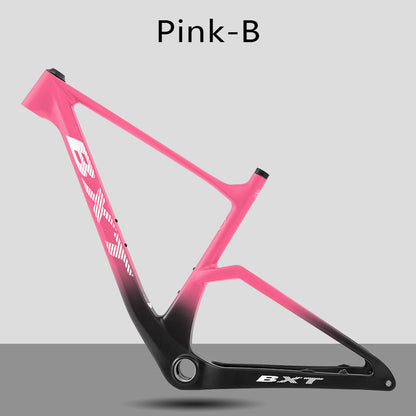 BXT New Carbon Fiber Frame MTB 29er Thru-Axle  Boost 148x12mm Carbon Mountain Disc Bike frame use Screw-in T47 (73mm) UDH hanger