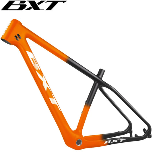 BXT Quick Release Full Carbon Fat Bike Frame 26er Thru Axle Carbon mtb frame 26 Premium Carbon Fiber Snow bicycle hard tail Frame