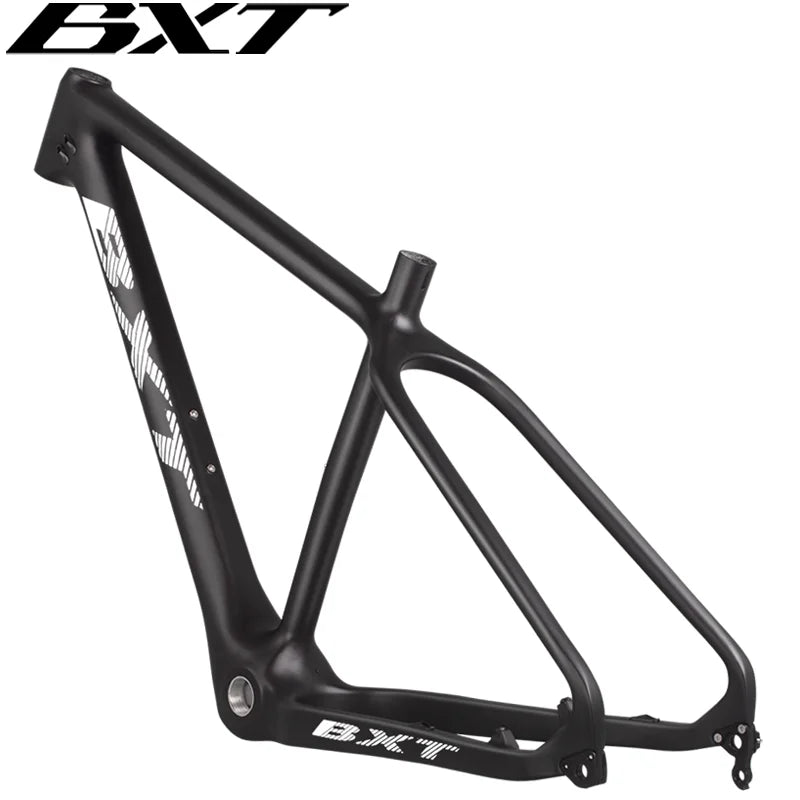 BXT Quick Release Full Carbon Fat Bike Frame 26er Thru Axle Carbon mtb frame 26 Premium Carbon Fiber Snow bicycle hard tail Frame