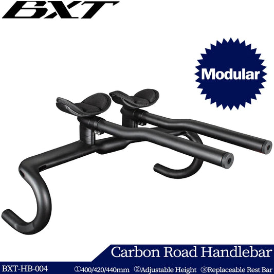 Road Bike Rest Carbon Handlebar Modular Adjust Combined Carbon Road Bike Handlebar Triathlon TT Carbon Road Bicycle Handlebar