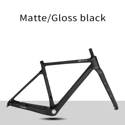BXT Carbon Gravel Bike Frame, Road Bicycle Frame, Disc Brake, Internal Cable, 27.5er Thru Axle, New, 2024