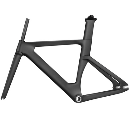 BXT-Track-045 Carbon Track Frame Carbon BSA Fiber Racing Tracking Bike Frameset Fixed Gear Bike Frame 120x9mm Rear Tail Hook Custom Color Available