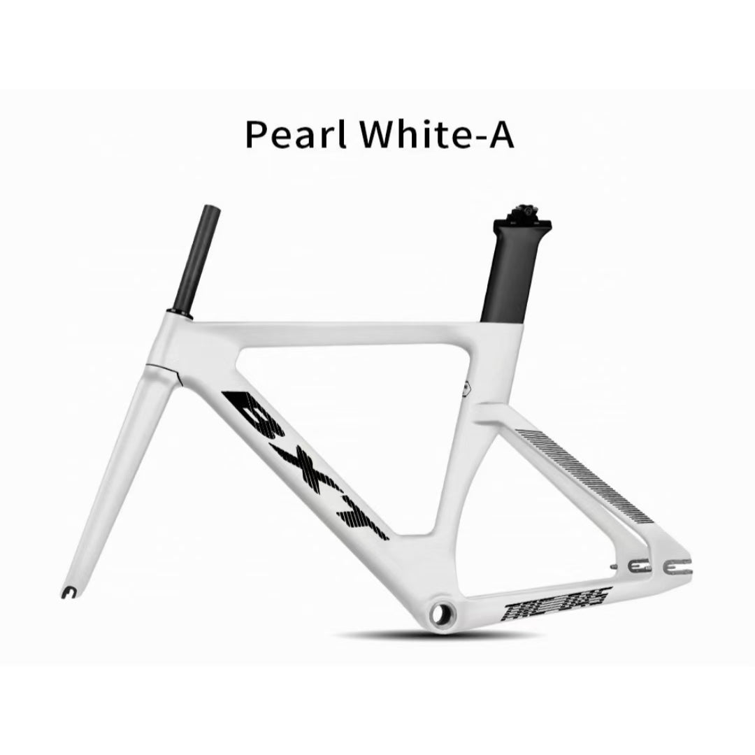 BXT-Track-045 Carbon Track Frame Carbon BSA Fiber Racing Tracking Bike Frameset Fixed Gear Bike Frame 120x9mm Rear Tail Hook Custom Color Available