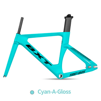BXT-Track-045 Carbon Track Frame Carbon BSA Fiber Racing Tracking Bike Frameset Fixed Gear Bike Frame 120x9mm Rear Tail Hook Custom Color Available