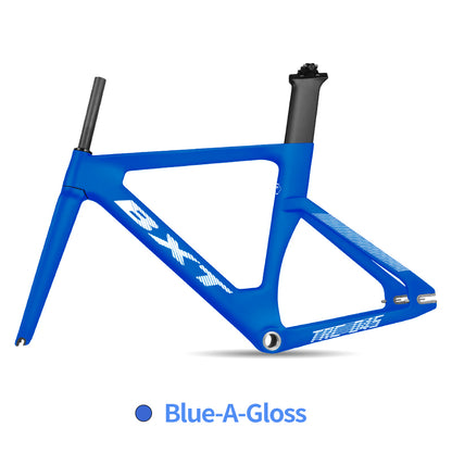 BXT-Track-045 Carbon Track Frame Carbon BSA Fiber Racing Tracking Bike Frameset Fixed Gear Bike Frame 120x9mm Rear Tail Hook Custom Color Available