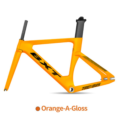 BXT-Track-045 Carbon Track Frame Carbon BSA Fiber Racing Tracking Bike Frameset Fixed Gear Bike Frame 120x9mm Rear Tail Hook Custom Color Available