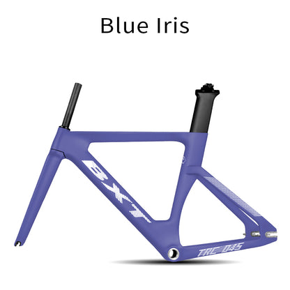 BXT-Track-045 Carbon Track Frame Carbon BSA Fiber Racing Tracking Bike Frameset Fixed Gear Bike Frame 120x9mm Rear Tail Hook Custom Color Available