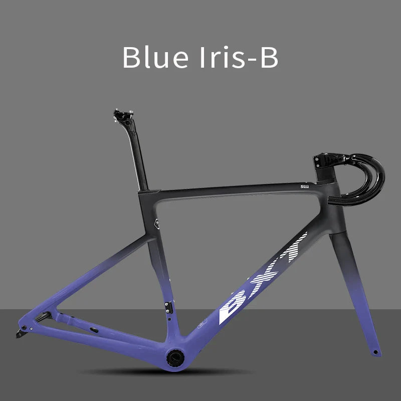 BXT Superlight Carbon Road Bike Frame, Disc Brake, T47, BSA, BXT, New, Internal Cycling Frameset, 950g, 2024