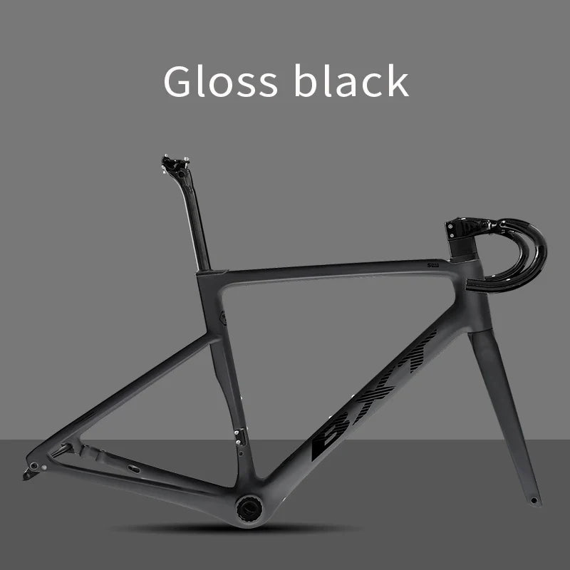 BXT Superlight Carbon Road Bike Frame, Disc Brake, T47, BSA, BXT, New, Internal Cycling Frameset, 950g, 2024