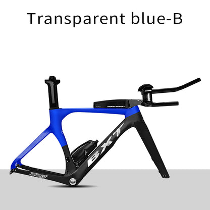 BXT Carbon TT Frameset Flat Mounted Disc Brake Bike Frames TT handblebar TT Bike Frame Racing Cycling