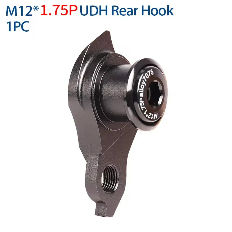 UDH rear derailleur hook bicycle frame 1.0/1.5/1.75 pitch hanger cycling through axle rear hook parts for mountain road bikes