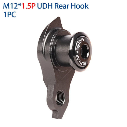 UDH rear derailleur hook bicycle frame 1.0/1.5/1.75 pitch hanger cycling through axle rear hook parts for mountain road bikes