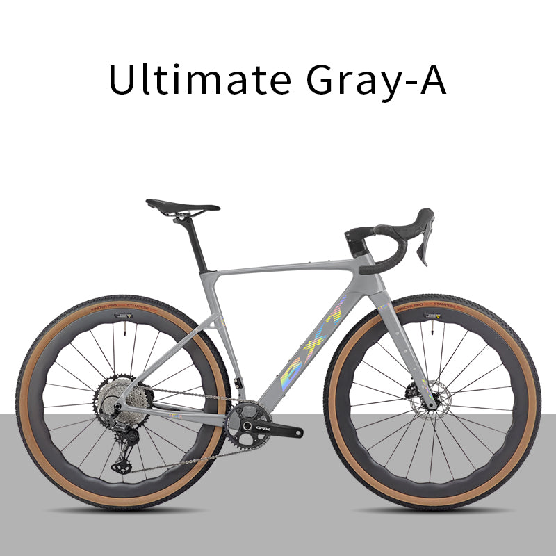 BXT New 055 Gravel Bike Full Carbon Shimano GRX820 1*12 Speed Gearset Bicycle 700*45C  All-Terrain Off-Road Bike