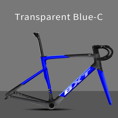 BXT Carbon Superlight 950g Carbon Road Bike Frame Disc Brake Bicycle Frameset Thru Axle Flat Mount T47 BSA Di2  bxt Bike Frame