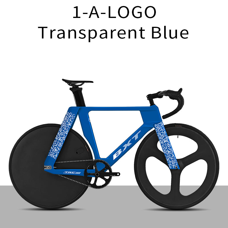 BXT-TRC-195 Track Complete Bike Carbon Fiber Fixed Gear Bicycle Single Chainring Carbon Track Bike Closed Wheel Time Trial Track Bike