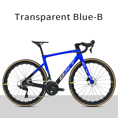 BXT NEW Full Carbon Road Bike Lightweight 8.2kg Carbon Wheels Hydraulic Disc Brake Racing Cycling R7120 Kit