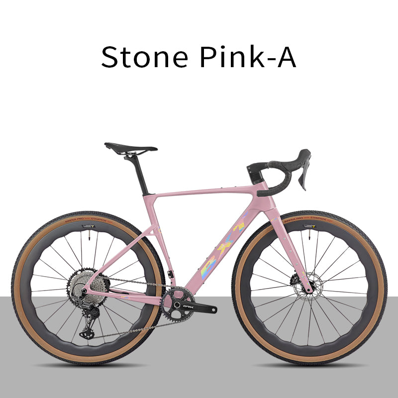 BXT New 055 Gravel Bike Full Carbon Shimano GRX820 1*12 Speed Gearset Bicycle 700*45C  All-Terrain Off-Road Bike