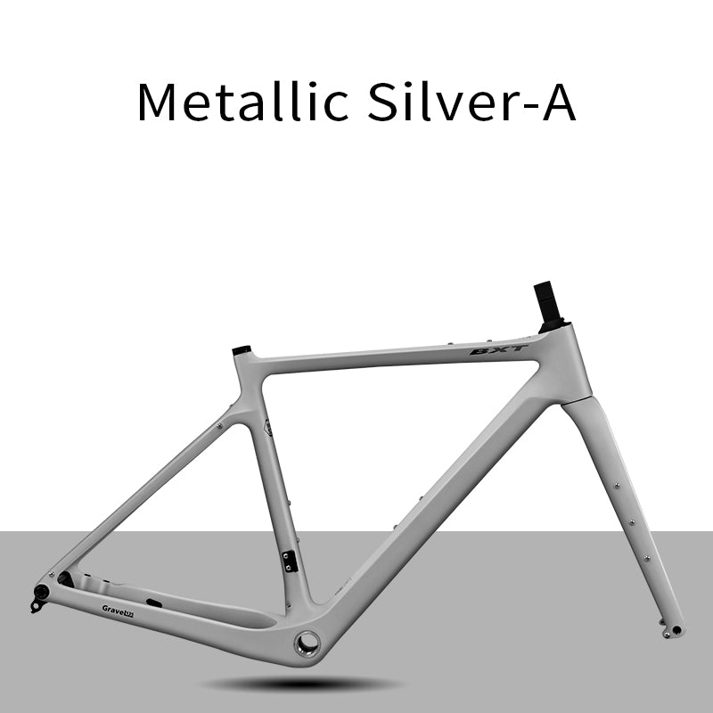 BXT Carbon Gravel Bike Rahmen UDH Innenverlegte Kabel Vollständig Versteckte Kabel Gravel Fahrrad Rahmenset Rennrad Scheibenbremse