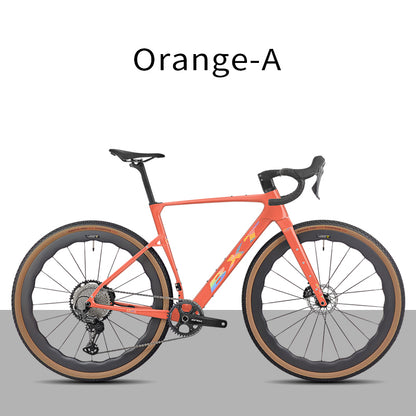 BXT New 055 Gravel Bike Full Carbon Shimano GRX820 1*12 Speed Gearset Bicycle 700*45C  All-Terrain Off-Road Bike