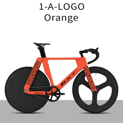 BXT-TRC-195 Track Complete Bike Carbon Fiber Fixed Gear Bicycle Single Chainring Carbon Track Bike Closed Wheel Time Trial Track Bike