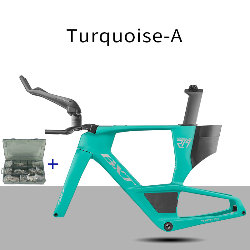 BXT 2026 Carbon T1000 BXT Disc Brake Carbon TT Bike Frame Time Trial Racing Bike Frameset with TT Handlebar Storage Case Triathlon Bicycle Frame