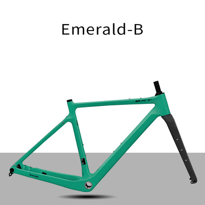 BXT New Carbon Gravel Bike Frame Disc Brake 27.5er  Fully Hidden Cable Bicycle Fantasy frameset 700C Thru Axle