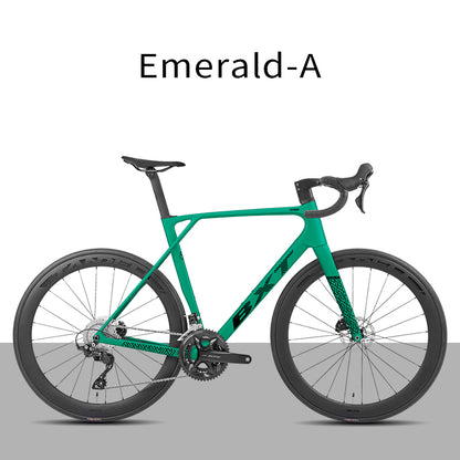 BXT New Model-155 Road Bike, Carbon Fiber Frame Fork Handlebar use Shimano 105 R7120 24Speed Shift Kit Bicycle Adult Racing Bike