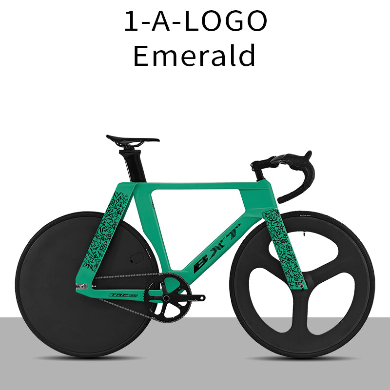BXT-TRC-195 Track Complete Bike Carbon Fiber Fixed Gear Bicycle Single Chainring Carbon Track Bike Closed Wheel Time Trial Track Bike