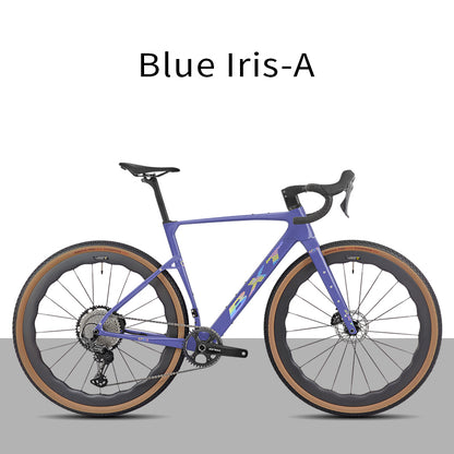 BXT New 055 Gravel Bike Full Carbon Shimano GRX820 1*12 Speed Gearset Bicycle 700*45C  All-Terrain Off-Road Bike