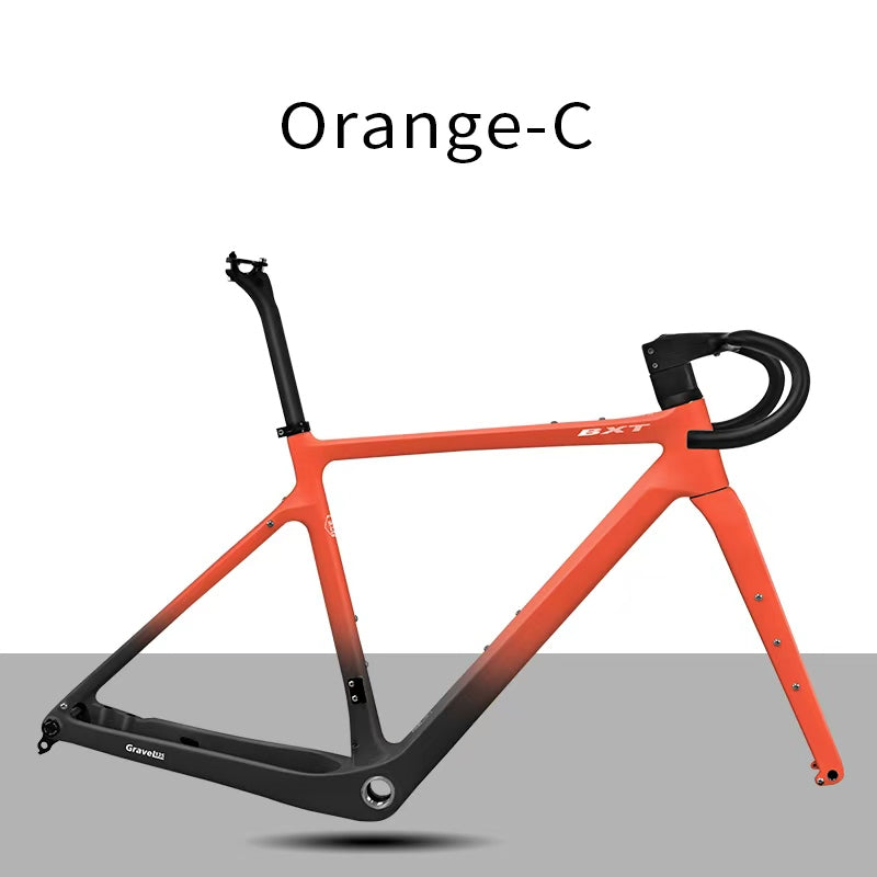gravel bike udh BXT-135 Carbon Gravel Frame UDH Flat Mount Disc Brake 700C*47C Full Hi – BXT official store