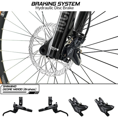 BXT-066 Carbon MTB 29er – SHIMANO 11s, ROCKSHOX Fork, Disc Brake, Multiple Colors