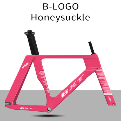 BXT New Carbon Track Frame Fixed Gear Track Bike Carbon Fibre Frame TRC-195 Single speed Track Frameset 700Cx28C