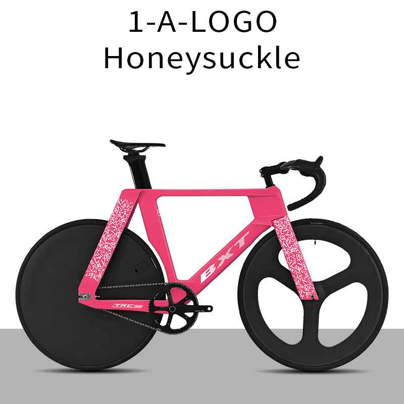 BXT-TRC-195 Track Complete Bike Carbon Fiber Fixed Gear Bicycle Single Chainring Carbon Track Bike Closed Wheel Time Trial Track Bike