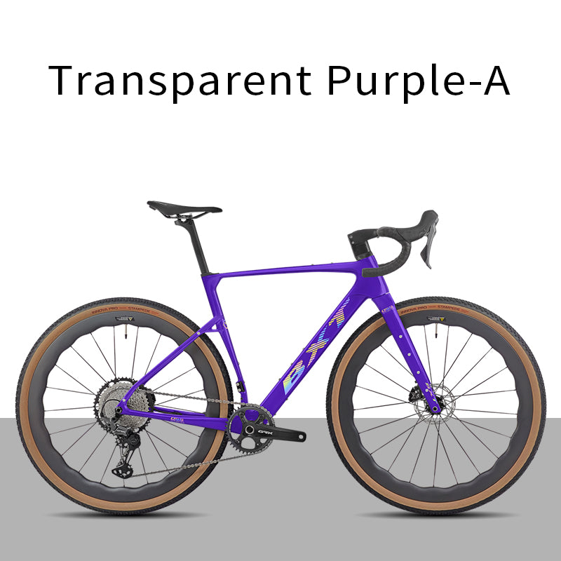 BXT New 055 Gravel Bike Full Carbon Shimano GRX820 1*12 Speed Gearset Bicycle 700*45C  All-Terrain Off-Road Bike