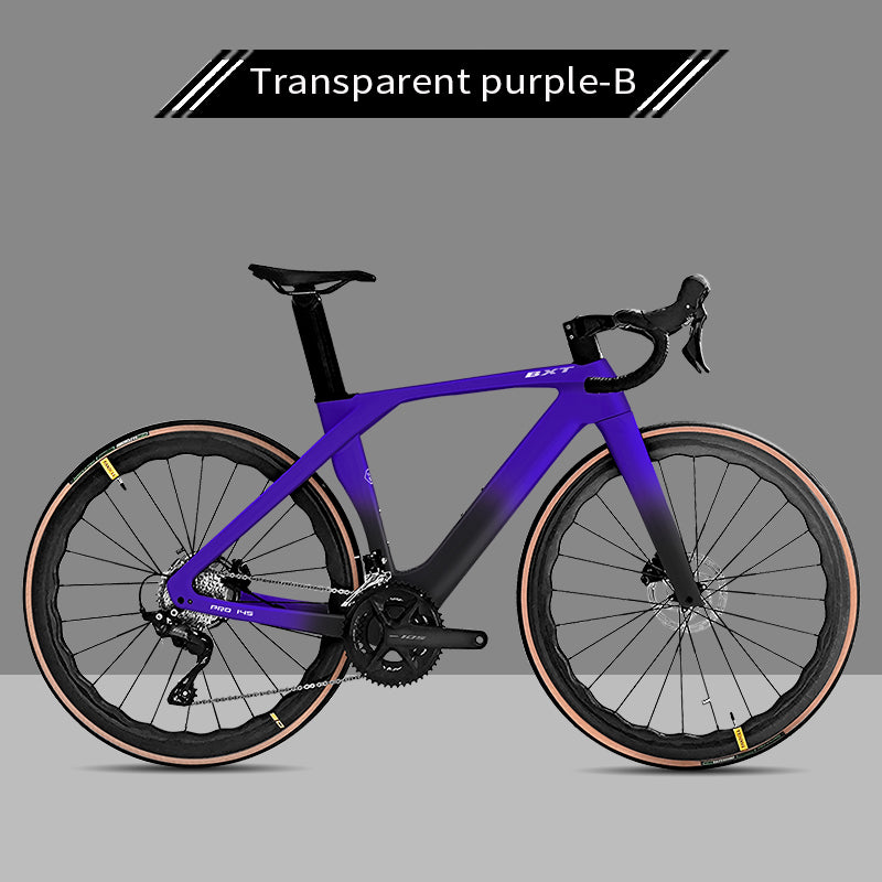 BXT Carbon Road Bike Hydraulic Disc Brake SHIMANO R7120 Ultralight Road Bike 24S