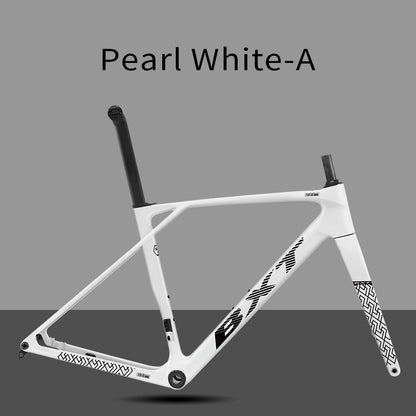 BXT Carbon Road Bike Frame T1000 Carbon Fibre Road Frameset Flat-Mounted Disc Road Frame fit Mechanical& Di2