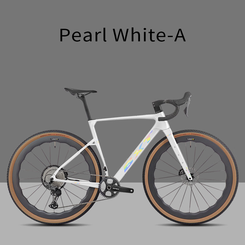 BXT New 055 Gravel Bike Full Carbon Shimano GRX820 1*12 Speed Gearset Bicycle 700*45C  All-Terrain Off-Road Bike