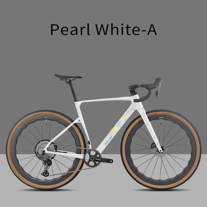 BXT New 055 Gravel Bike Full Carbon Shimano GRX820 1*12 Speed Gearset Bicycle 700*45C  All-Terrain Off-Road Bike