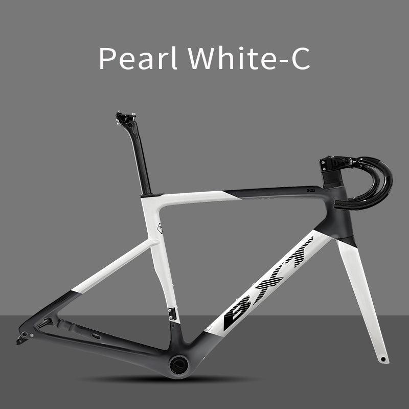 BXT Carbon Superlight 950g Carbon Road Bike Frame Disc Brake Bicycle Frameset Thru Axle Flat Mount T47 BSA Di2  bxt Bike Frame