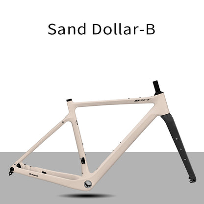 BXT New Carbon Gravel Bike Frame Disc Brake 27.5er  Fully Hidden Cable Bicycle Fantasy frameset 700C Thru Axle