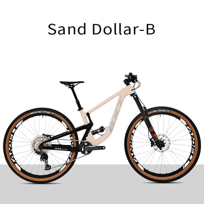 BXT 29 inch MTB Carbon Fiber Full Suspension All Mountain Bike M6100-12S Hydraulic disc brakes 12 speed Downhill Bicycle AM