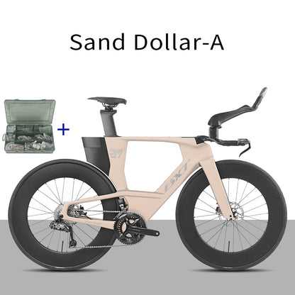 BXT 2026 New  Carbon Fiber Disc TT Bicycle Di2 Groupset Compatible Time Trial Racing Road Bike LTWOO ERX 24 Speeds