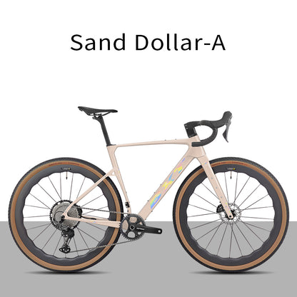 BXT New 055 Gravel Bike Full Carbon Shimano GRX820 1*12 Speed Gearset Bicycle 700*45C  All-Terrain Off-Road Bike