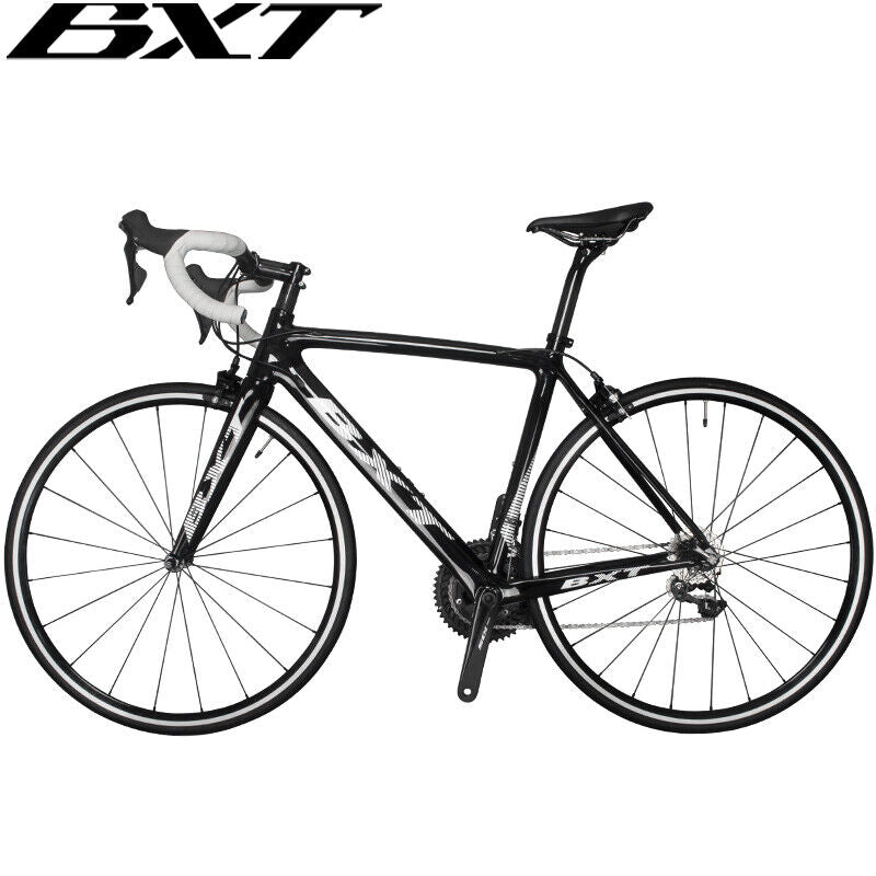 BXT Carbon Road Bike R7000 V Brake Ultralight Racing Bicycle 22 Speed Customizable