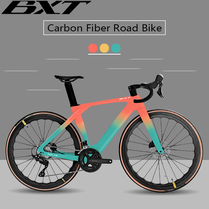 BXT Carbon-Rahmen Rennrad Shimano R7120 24-Gang Scheibenbremse Aero Re – BXT official store