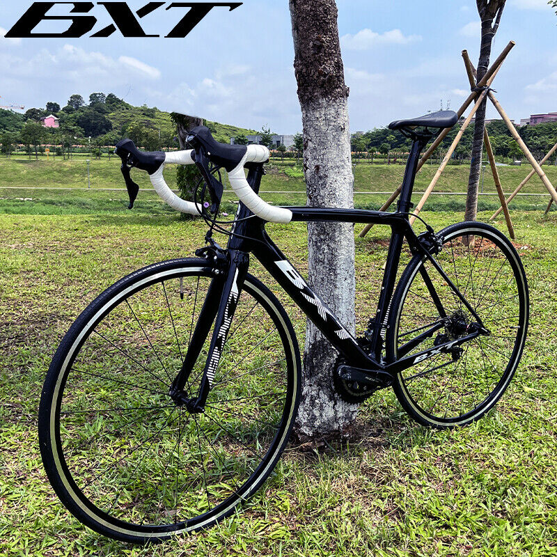 BXT Carbon Road Bike R7000 V Brake Ultralight Racing Bicycle 22 Speed Customizable